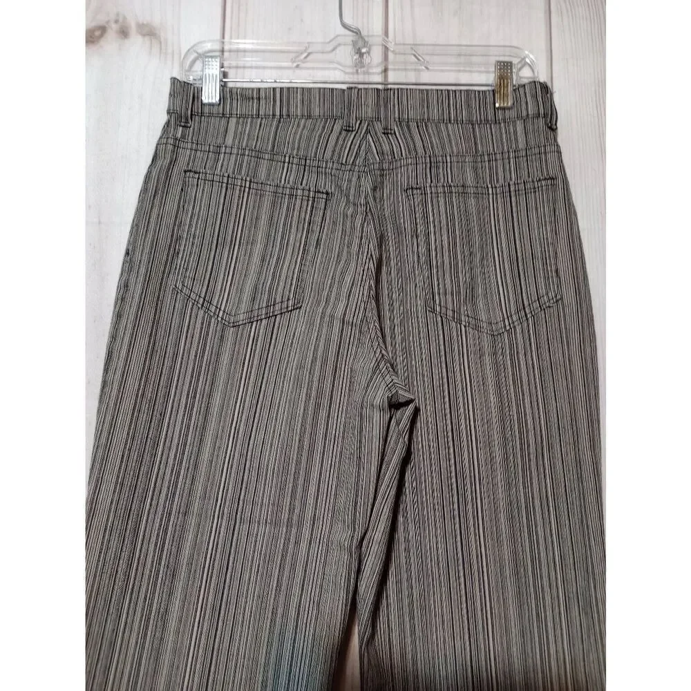 Gloria Vanderbilt Jeans Ladies‎ 8 Black White Cropped